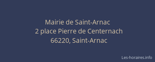 Mairie de Saint-Arnac
