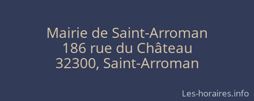 Mairie de Saint-Arroman