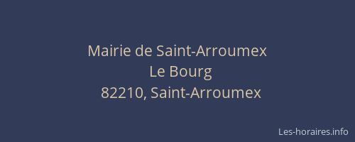 Mairie de Saint-Arroumex