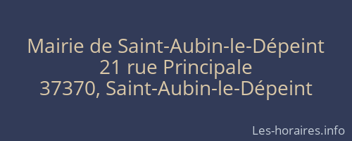 Mairie de Saint-Aubin-le-Dépeint
