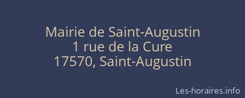 Mairie de Saint-Augustin