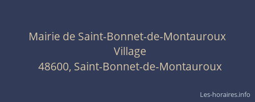 Mairie de Saint-Bonnet-de-Montauroux