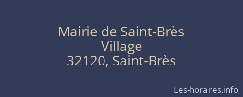 Mairie de Saint-Brès
