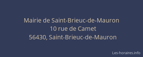 Mairie de Saint-Brieuc-de-Mauron