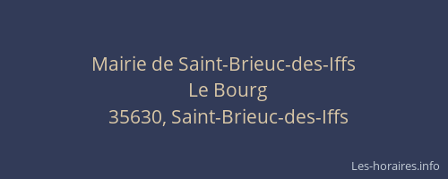 Mairie de Saint-Brieuc-des-Iffs