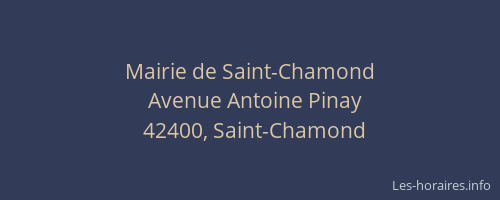 Mairie de Saint-Chamond