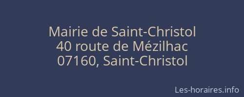 Mairie de Saint-Christol
