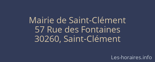 Mairie de Saint-Clément