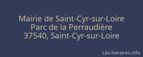 Mairie de Saint-Cyr-sur-Loire