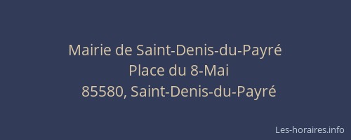 Mairie de Saint-Denis-du-Payré