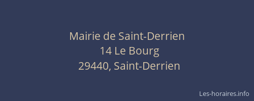 Mairie de Saint-Derrien