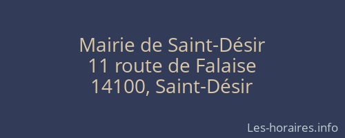 Mairie de Saint-Désir