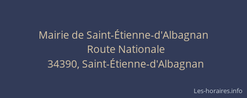 Mairie de Saint-Étienne-d'Albagnan