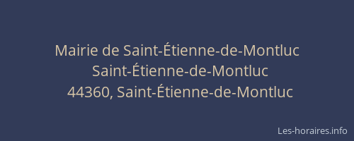 Mairie de Saint-Étienne-de-Montluc