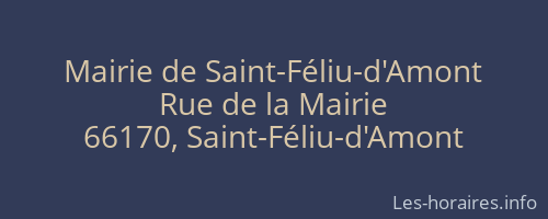 Mairie de Saint-Féliu-d'Amont