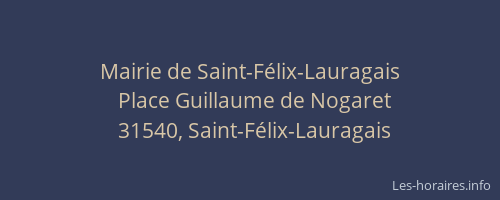 Mairie de Saint-Félix-Lauragais