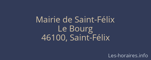 Mairie de Saint-Félix