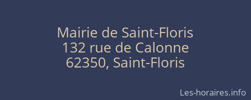 Mairie de Saint-Floris