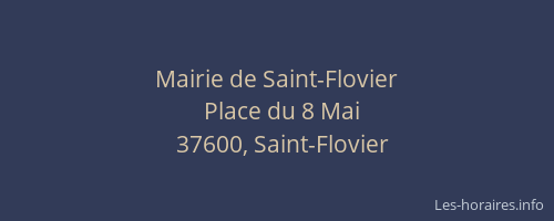 Mairie de Saint-Flovier