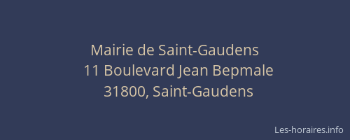 Mairie de Saint-Gaudens