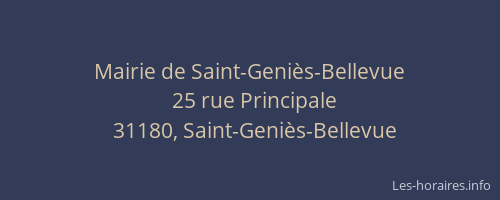 Mairie de Saint-Geniès-Bellevue