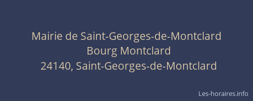 Mairie de Saint-Georges-de-Montclard