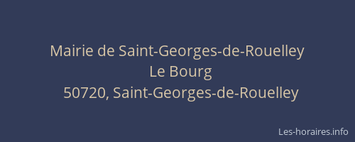Mairie de Saint-Georges-de-Rouelley