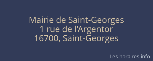 Mairie de Saint-Georges