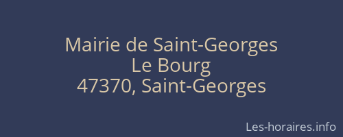 Mairie de Saint-Georges