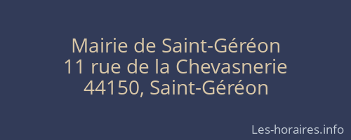 Mairie de Saint-Géréon