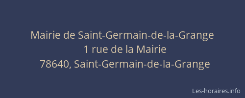 Mairie de Saint-Germain-de-la-Grange