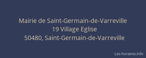 Mairie de Saint-Germain-de-Varreville