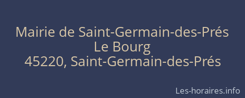 Mairie de Saint-Germain-des-Prés