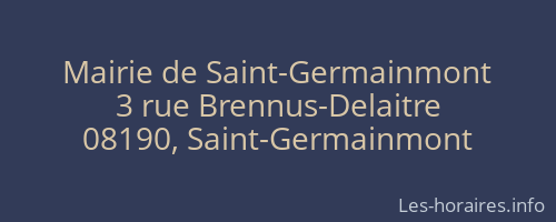 Mairie de Saint-Germainmont