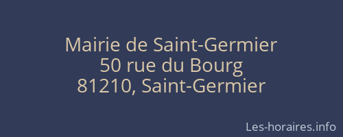 Mairie de Saint-Germier