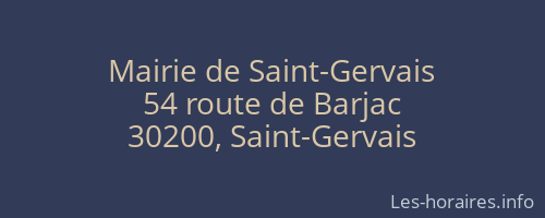 Mairie de Saint-Gervais