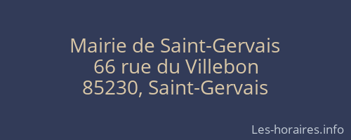Mairie de Saint-Gervais