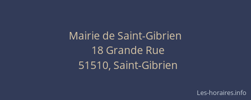 Mairie de Saint-Gibrien