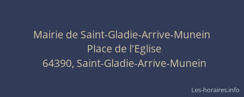 Mairie de Saint-Gladie-Arrive-Munein
