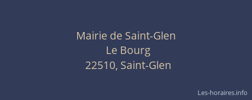Mairie de Saint-Glen