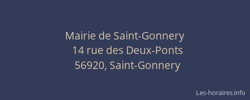 Mairie de Saint-Gonnery