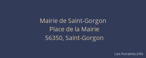 Mairie de Saint-Gorgon