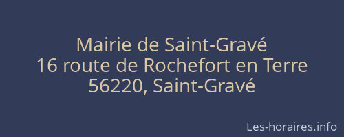 Mairie de Saint-Gravé