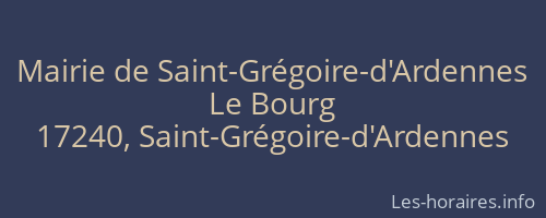 Mairie de Saint-Grégoire-d'Ardennes