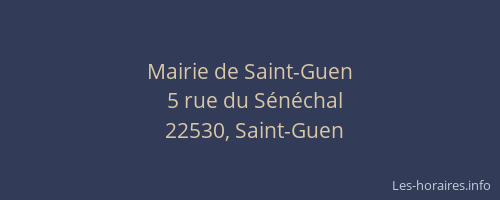 Mairie de Saint-Guen
