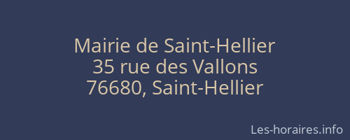 Mairie de Saint-Hellier