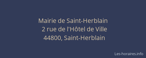 Mairie de Saint-Herblain