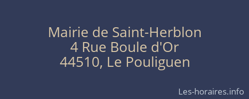 Mairie de Saint-Herblon