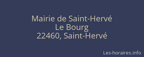 Mairie de Saint-Hervé