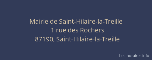 Mairie de Saint-Hilaire-la-Treille